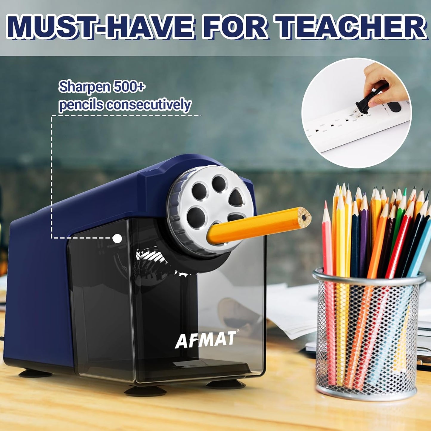 Classroom Electric Pencil Sharpener,PSX4BL
