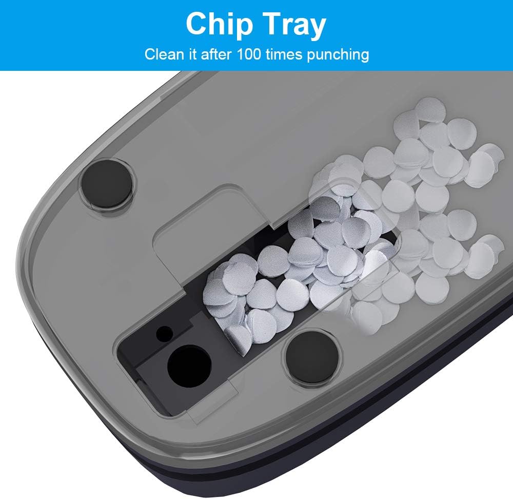 AFMAT HP01 3 Hole Punch, AFMAT Electric Three Hole Punch Heavy Duty, 20-Sheet Punch Capacity,Model:HP01(Black)