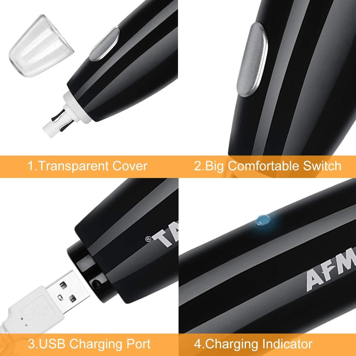 【Ali Haider Artist】AFMAT EE04 Electric Rechargeable Electric Eraser Kit for Artists,140 Refills for Drafting