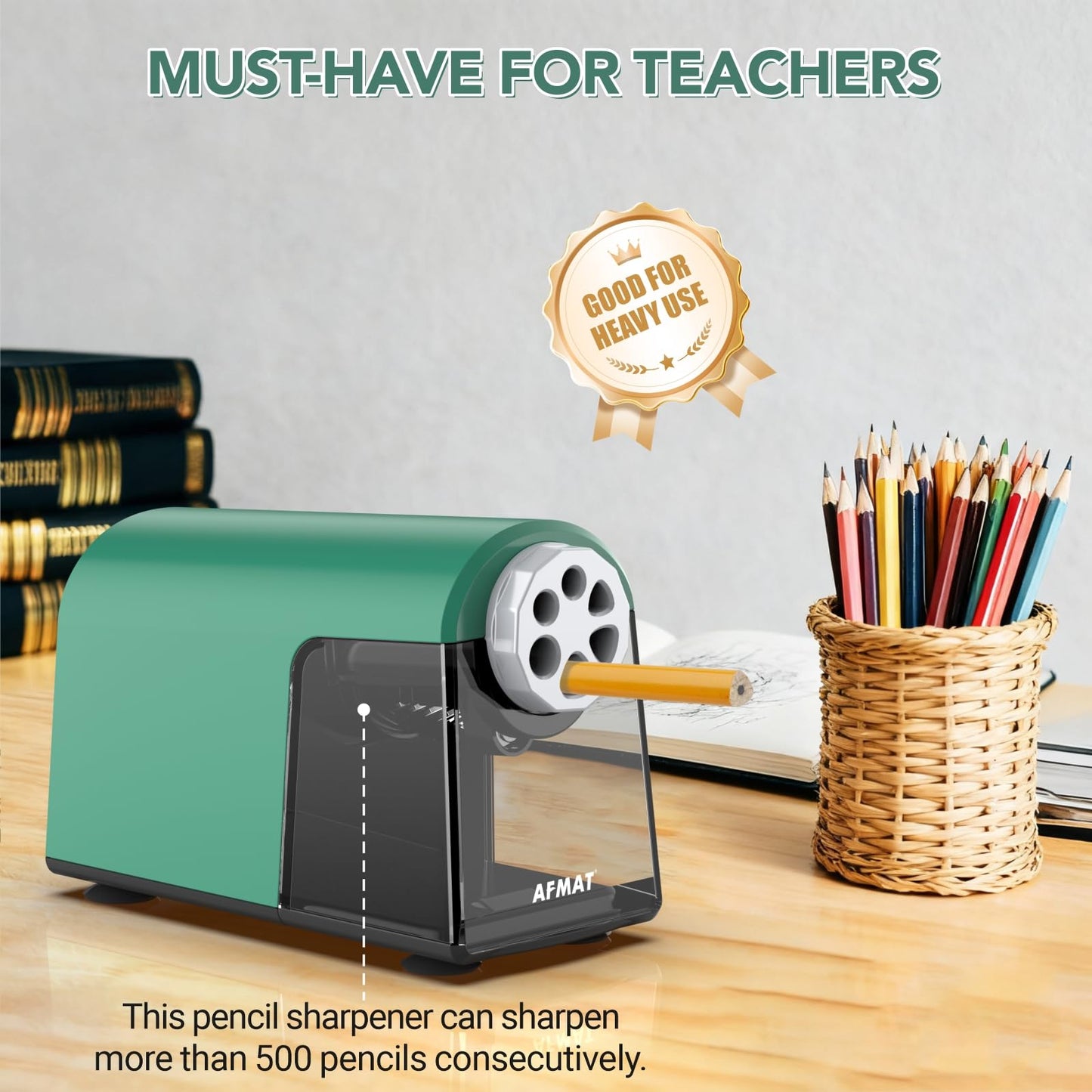 Rechargeable Classroom Electric Pencil Sharpener,PSD2GN