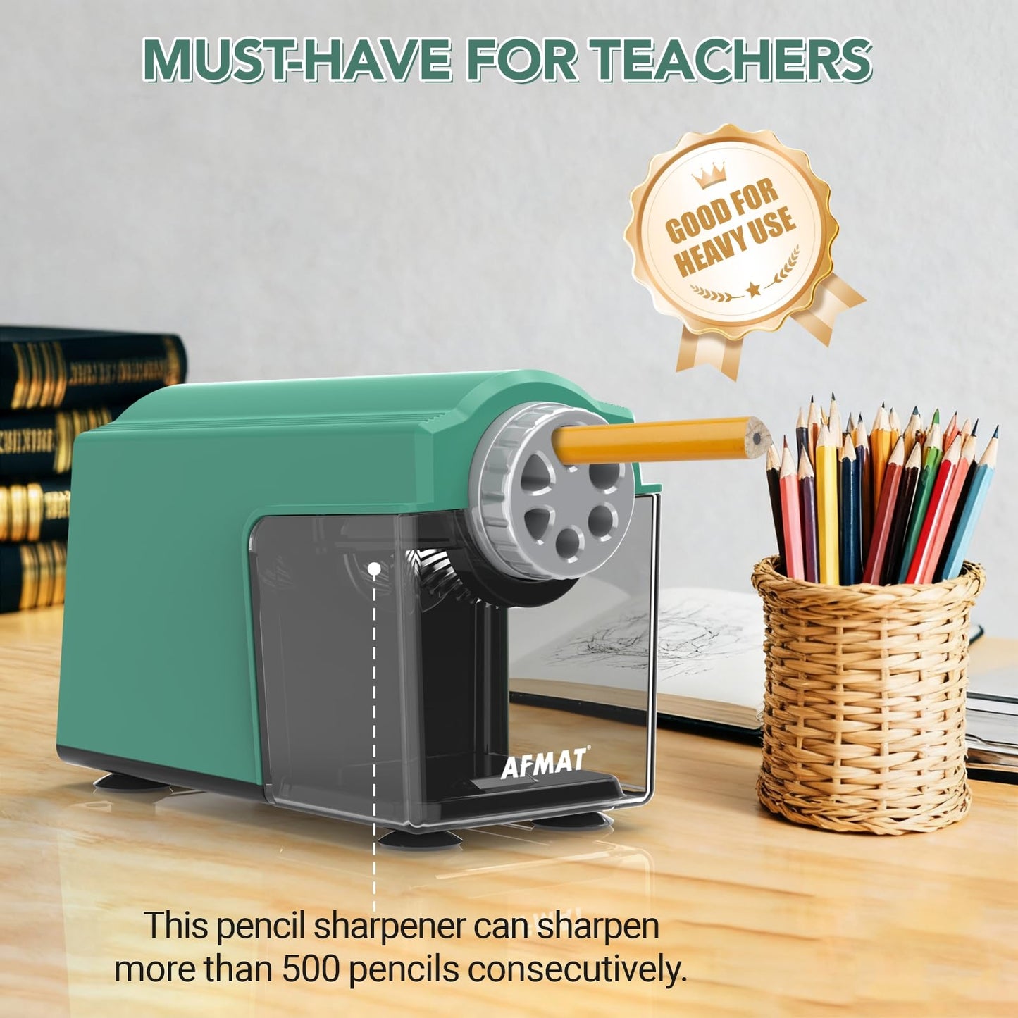 Rechargeable Classroom Electric Pencil Sharpener,PSD4GN