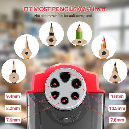 Rechargeable Classroom Electric Pencil Sharpener,PSD4RD