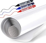 Verfügbar in Italien:AFMAT Rotolo di pellicola per lavagna bianca, 44 x 335 cm, grande pulizia, autoadesiva, per ufficio, casa e scuola, 3 pennarelli,Modell:WS11 