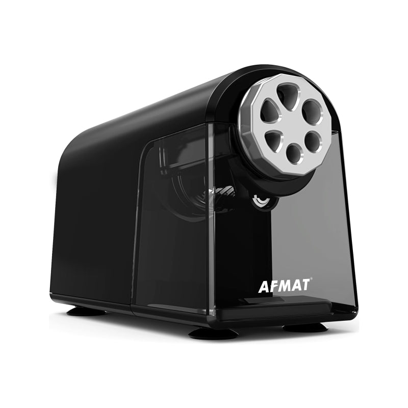 Disponible en México:AFMAT PSX2 Sacapuntas Eléctrico de Alta Resistencia, 6 Agujeros, para Lápices de 6 a 11 mm, Parada Automática, Súper Rápido, Ahorra Lápices, Ideal para Profesores,Azul