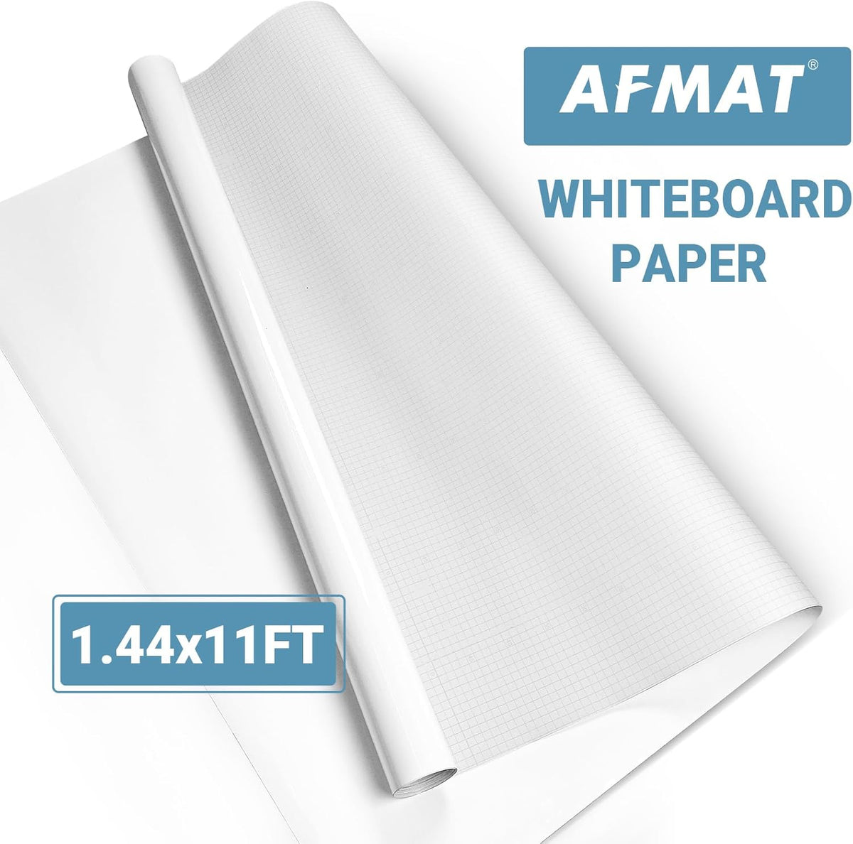 Verfügbar in Italien:AFMAT Rotolo di pellicola per lavagna bianca, 44 x 335 cm, grande pulizia, autoadesiva, per ufficio, casa e scuola, 3 pennarelli,Modell:WS11 