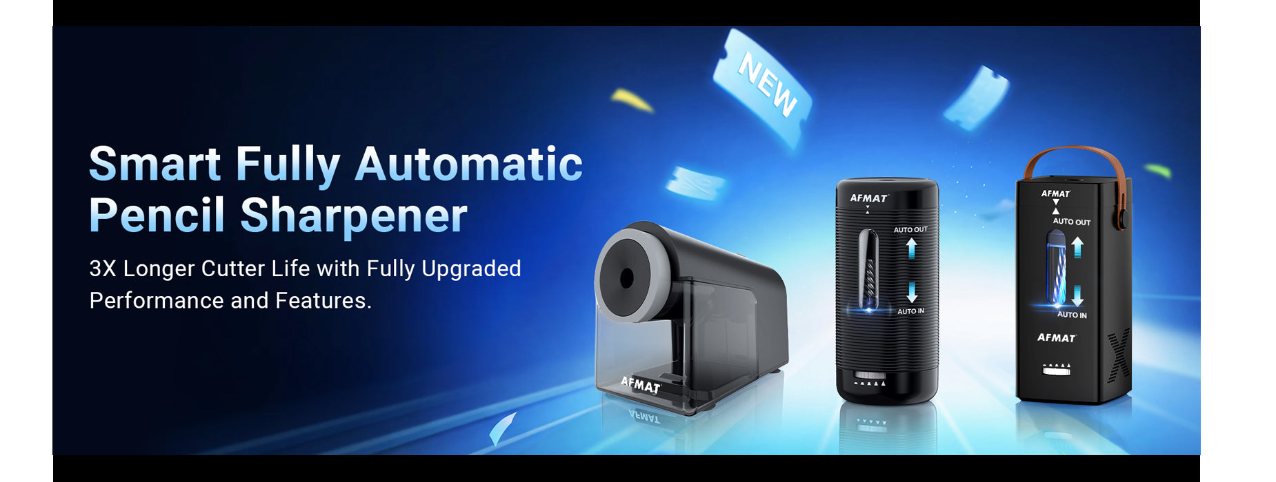 AFMAT Fully Automatic Pencil Sharpener