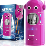🎁Best Gift Everyone Loves🎁 AFMAT Fully Automatic Robot Rechargeable Electric Pencil Sharpener for 7-11.5mm Colored/Jumbo Pencils,PSX5PRRB