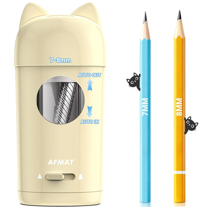 Fully Automatic Rechargeable Electric Pencil Sharpener for φ7-8mm No.2/Colored Pencils,PSX9GD