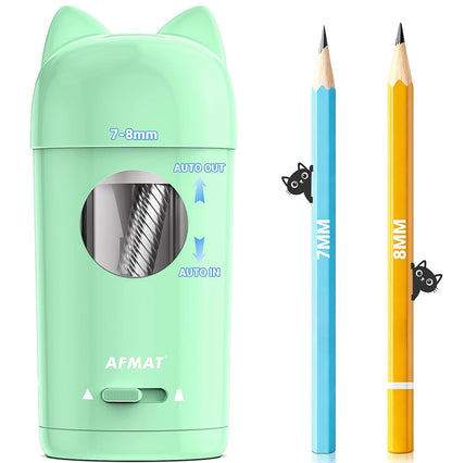 Fully Automatic Rechargeable Electric Pencil Sharpener for φ7-8mm No.2/Colored Pencils,PSX9GN