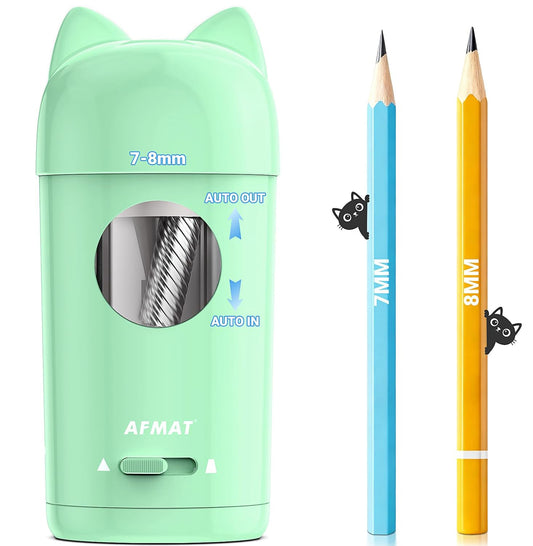 Fully Automatic Rechargeable Electric Pencil Sharpener for φ7-8mm No.2/Colored Pencils,PSX9GN