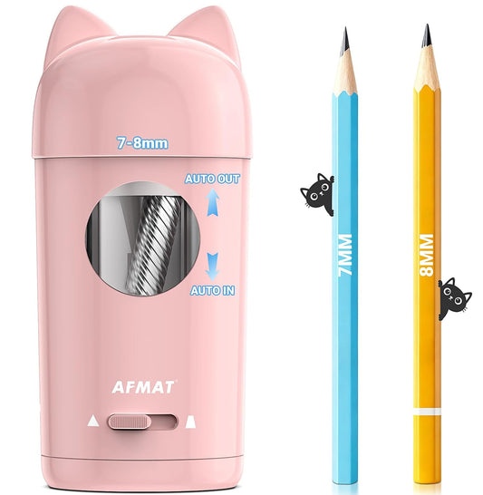 Fully Automatic Rechargeable Electric Pencil Sharpener for φ7-8mm No.2/Colored Pencils,PSX9PK
