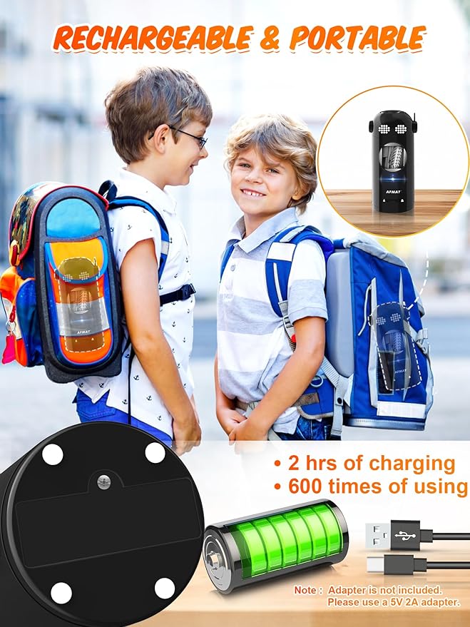 🎁Best Gift Everyone Loves🎁 AFMAT Robot Fully Automatic Electric Pencil Sharpener for 7-11.5mm Pencils,PSX5BKEW