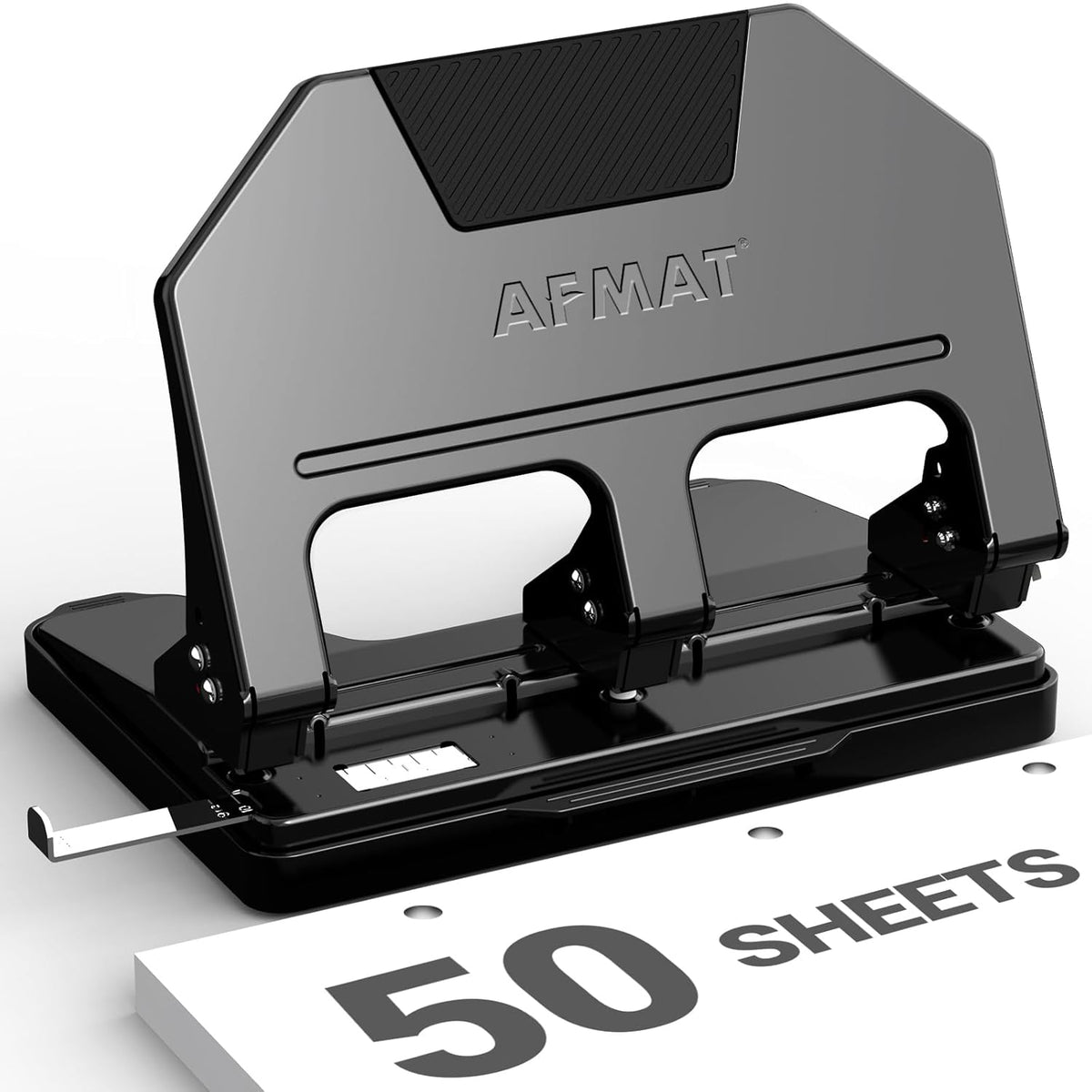 AFMAT 3 Hole Punch Heavy Duty, 9/32