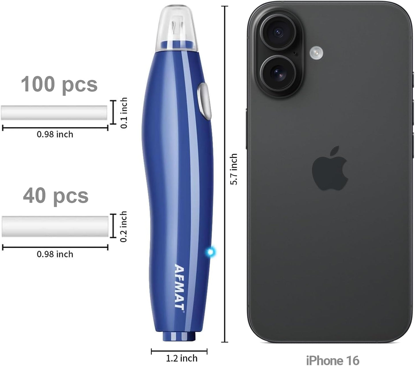 Rechargeable Electric  Eraser for Artists, with 140 Eraser Refills, EE04PK