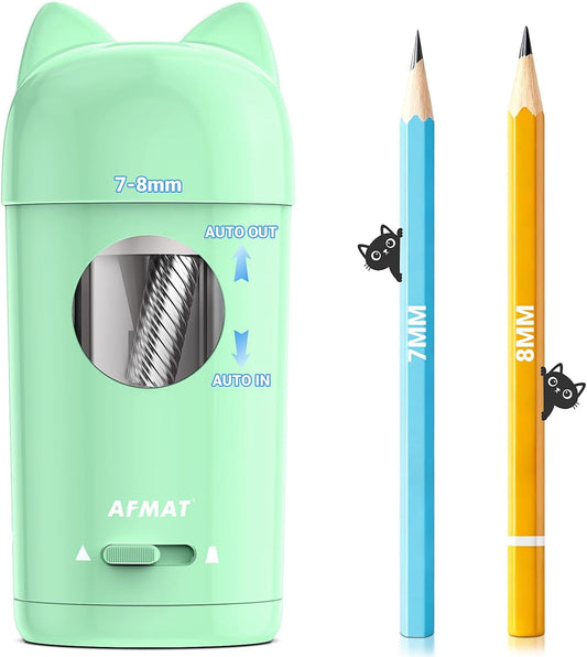 Fully Automatic Rechargeable Electric Pencil Sharpener for φ7-8mm No.2/Colored Pencils,PSX9GN