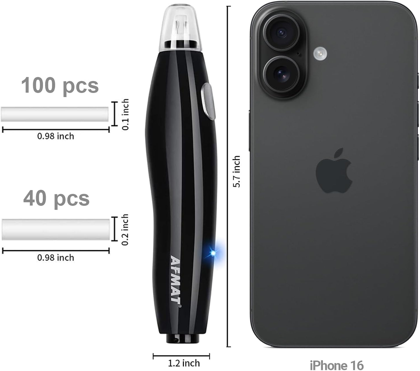 Rechargeable Electric  Eraser for Artists, with 140 Eraser Refills, EE04PK