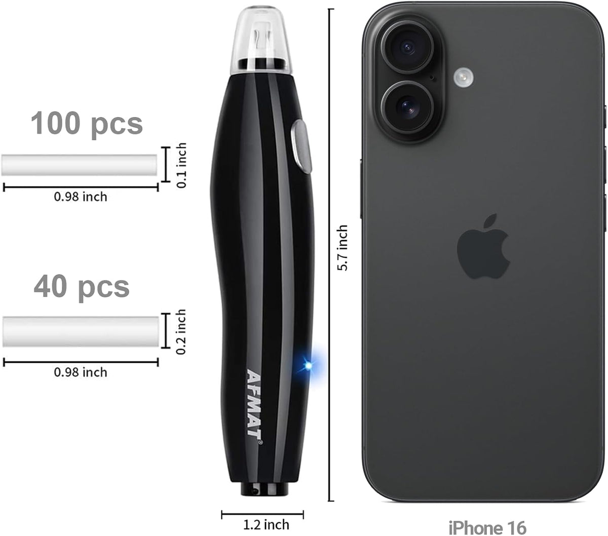 Rechargeable Electric Eraser for Artists, with 140 Eraser Refills, EE04BL