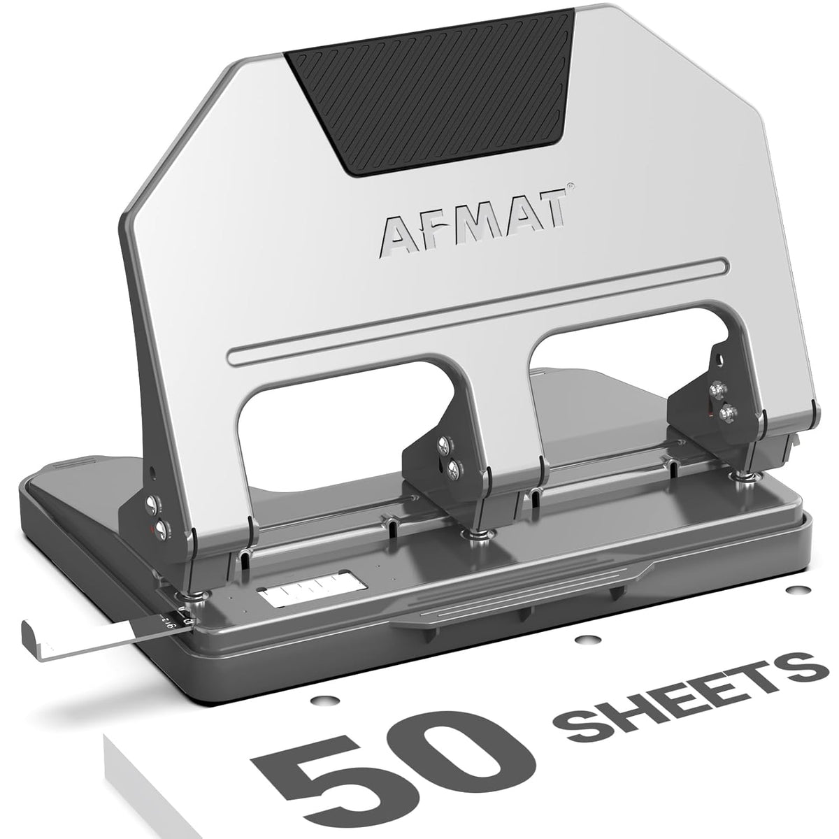 AFMAT 3 Hole Punch Heavy Duty, 9/32