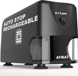 🏫Classroom Must-Haves Every Teacher Needs🏫Electric Pencil Sharpener for Classroom, Cordless & Rechargeable & Heavy Duty, for 6-11mm Pencils, 10,000 Sharpenings,PSD3BK