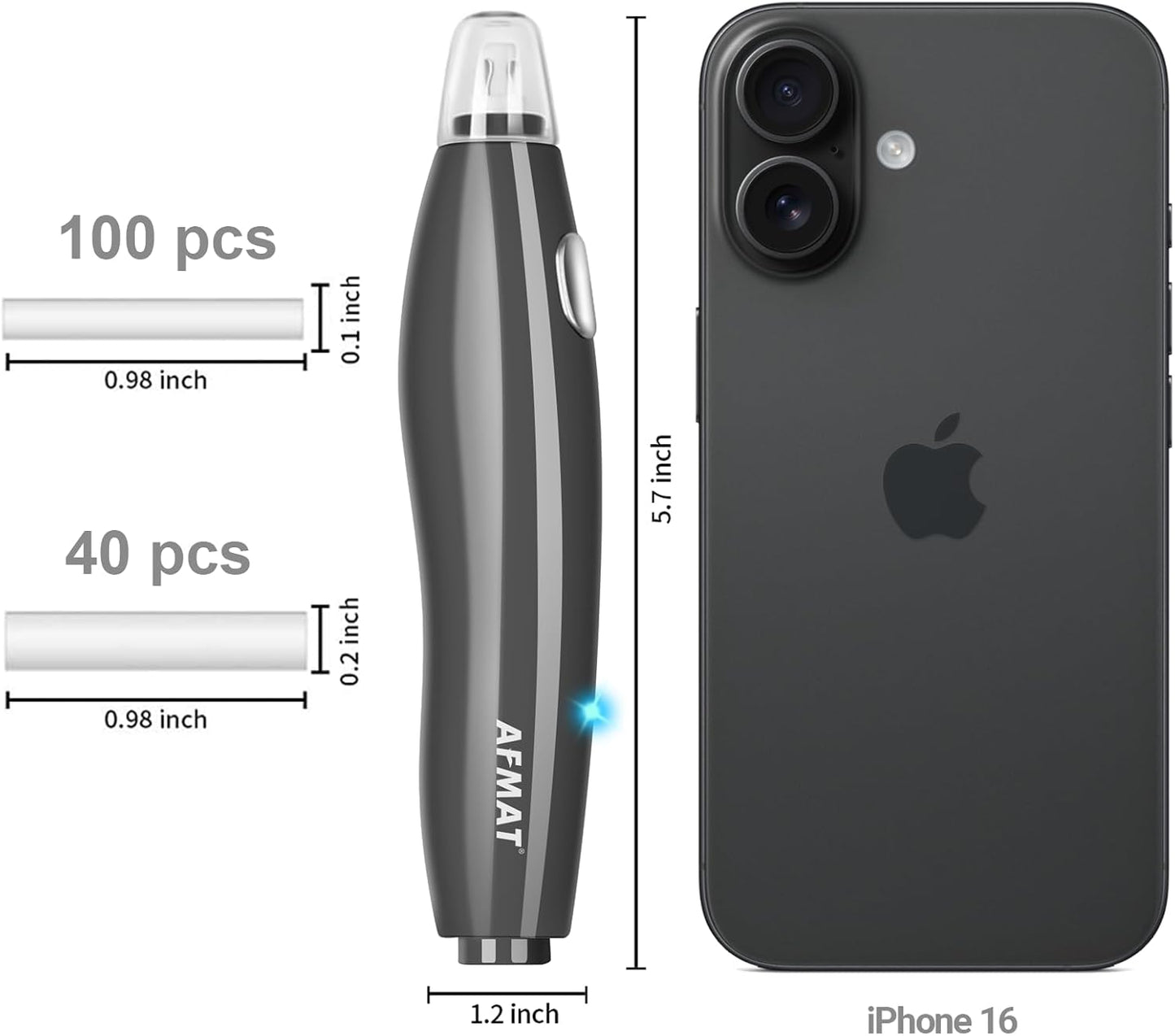 Rechargeable Electric  Eraser for Artists, with 140 Eraser Refills, EE04PK