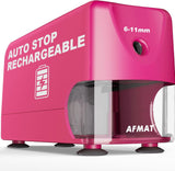 🏫Classroom Must-Haves Every Teacher Needs🏫Electric Pencil Sharpener for Classroom, Cordless & Rechargeable & Heavy Duty, for 6-11mm Pencils, 10,000 Sharpenings,PSD3PK