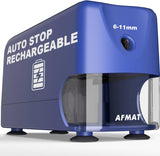 🏫Classroom Must-Haves Every Teacher Needs🏫Electric Pencil Sharpener for Classroom, Cordless & Rechargeable & Heavy Duty, for 6-11mm Pencils, 10,000 Sharpenings,PSD3BL