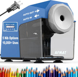 ✅Newest Model With Best Features✅Newly Upgraded Fully Automatic Electric Pencil Sharpener for 6.5-10.5mm No.2/Jumbo/Colored Pencils,3X Longer Cutter Life,PSC4BS