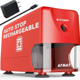 🏫Classroom Must-Haves Every Teacher Needs🏫Electric Pencil Sharpener for Classroom, Cordless & Rechargeable & Heavy Duty, for 6-11mm Pencils, 10,000 Sharpenings,Battery Powered with Adapter,PSD3RDB