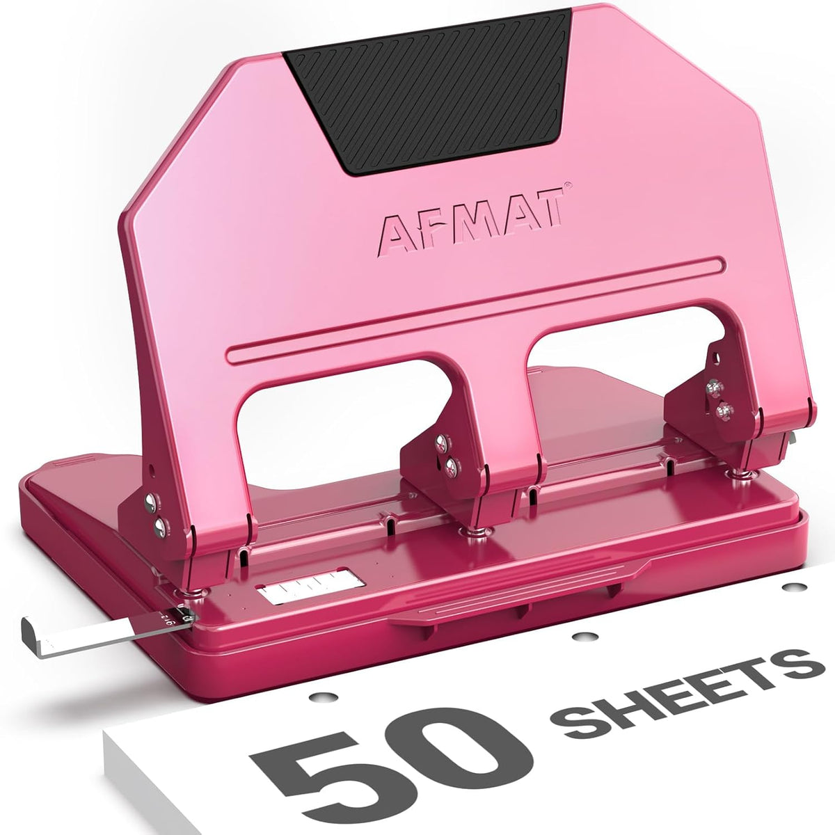 AFMAT 3 Hole Punch Heavy Duty, 9/32