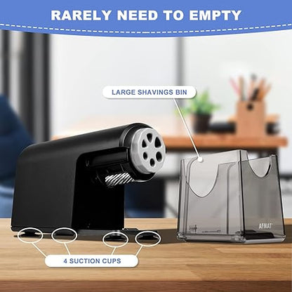 🔵Used-good🔵6 Holes Electric Pencil Sharpener,PSX2BK