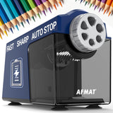 🥰Classroom Must-Haves Every Teacher Needs🥰Electric Pencil Sharpener for Classroom, 6 Holes & Cordless & Rechargeable &Heavy Duty, 10K+ Uses, for 6-11mm No.2/Large/Colored Pencils,PSD4BL