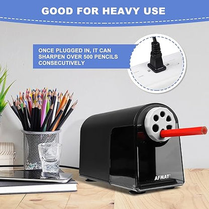 🔵Used-good🔵6 Holes Electric Pencil Sharpener,PSX2BK