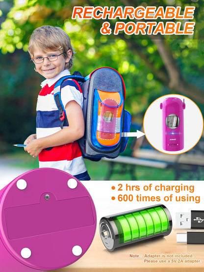 Fully Automatic Rechargeable Electric Pencil Sharpener, PSX5GY