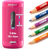 🔵Used-good🔵Newly Upgraded Fully Automatic Rechargeable Electric Pencil Sharpener for 6-12mm No.2/Jumbo Pencils, 3X Longer Cutter Life,PSC3RR