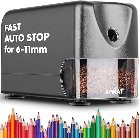 Electric Pencil Sharpener Auto Stop,PSX3GY