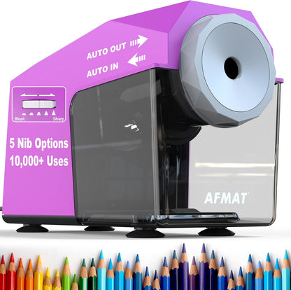Newly Upgraded Fully Automatic Electric Pencil Sharpener,3X Longer Cutter Life,PSC4GN