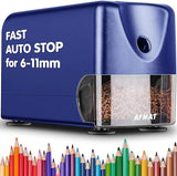 💝Teachers' Favorite Classroom Essentials💝Heavy Duty Electric Pencil Sharpener for Classroom, for 6-11mm No.2/Colored Pencils, Auto Stop, Sharp Point, Save Pencils, Teachers Must Haves,PSX3BL