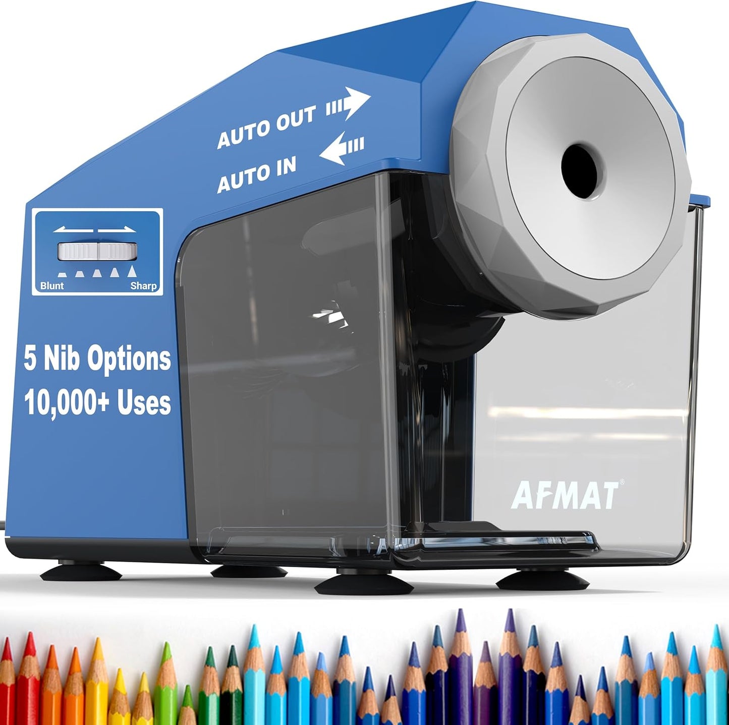 Newly Upgraded Fully Automatic Electric Pencil Sharpener,3X Longer Cutter Life,PSC4GN