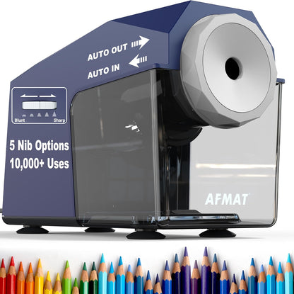 Newly Upgraded Fully Automatic Electric Pencil Sharpener,3X Longer Cutter Life,PSC4GN