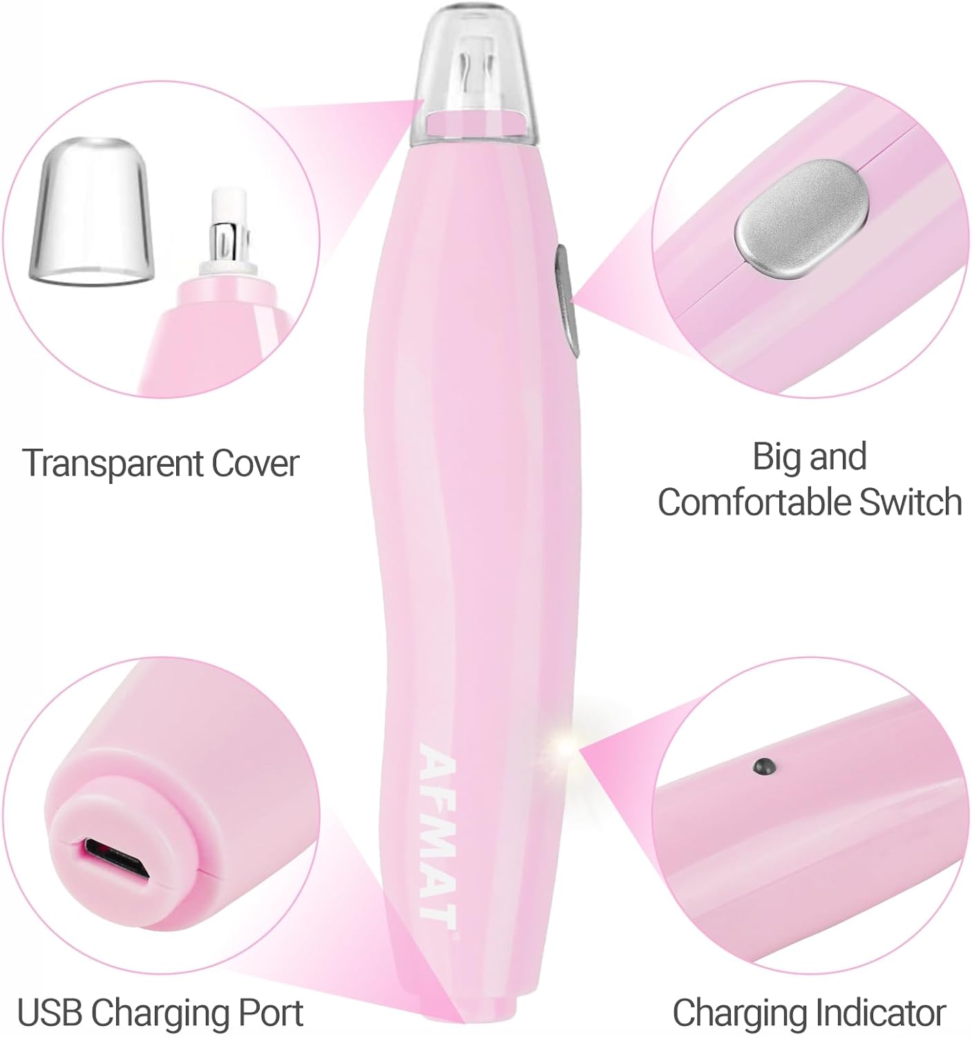 【Ali Haider Artist】AFMAT EE04 Electric Rechargeable Electric Eraser Kit for Artists,140 Refills for Drafting