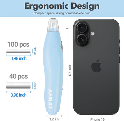 【Ali Haider Artist】AFMAT EE04 Electric Rechargeable Electric Eraser Kit for Artists,140 Refills for Drafting