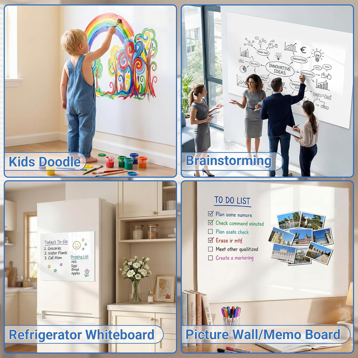 AFMAT White Board Dry Erase Paper, 48