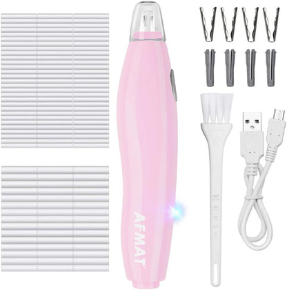 【Ali Haider Artist】AFMAT EE04 Electric Rechargeable Electric Eraser Kit for Artists,140 Refills for Drafting