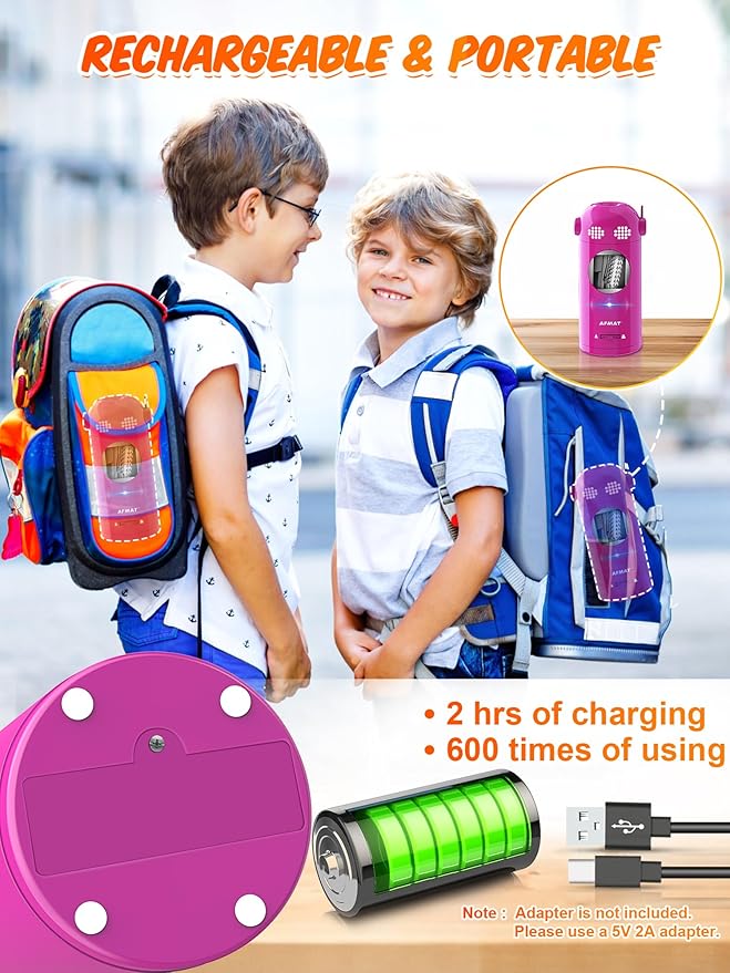 🎁Best Gift Everyone Loves🎁 AFMAT Robot Fully Automatic Rechargeable Electric Pencil Sharpener for 7-11.5mm Pencils,PSX5PREW