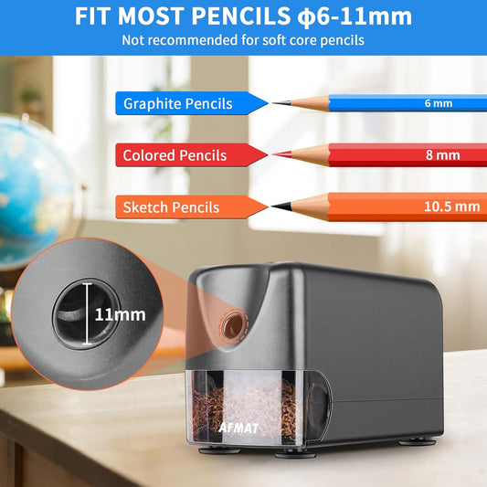 Electric Pencil Sharpener Auto Stop,PSX3GY