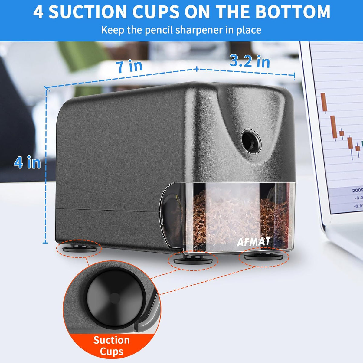 💝Teachers' Favorite Classroom Essentials💝Heavy Duty Electric Pencil Sharpener for Classroom, for 6-11mm No.2/Colored Pencils, Auto Stop, Sharp Point, Save Pencils, Teachers Must Haves,PSX3GY