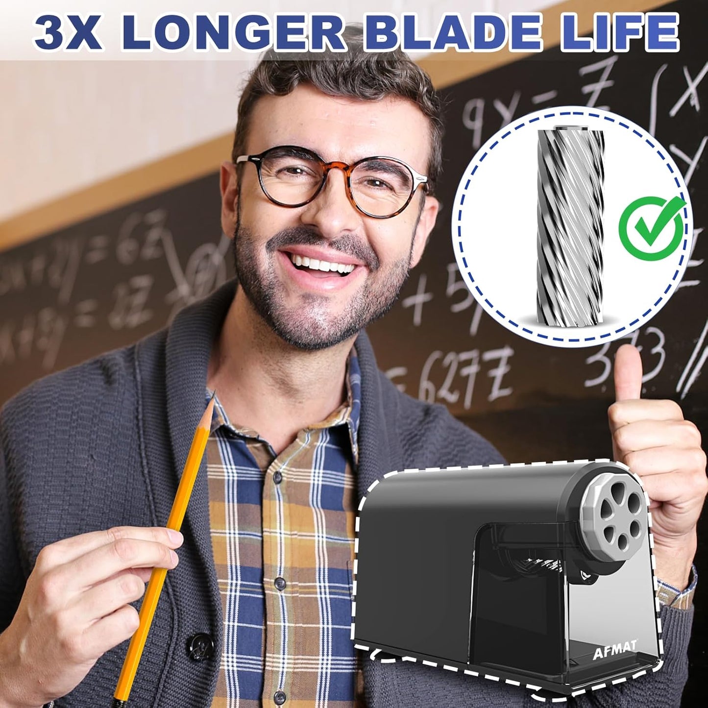 6 Holes Electric Pencil Sharpener,PSX2GY