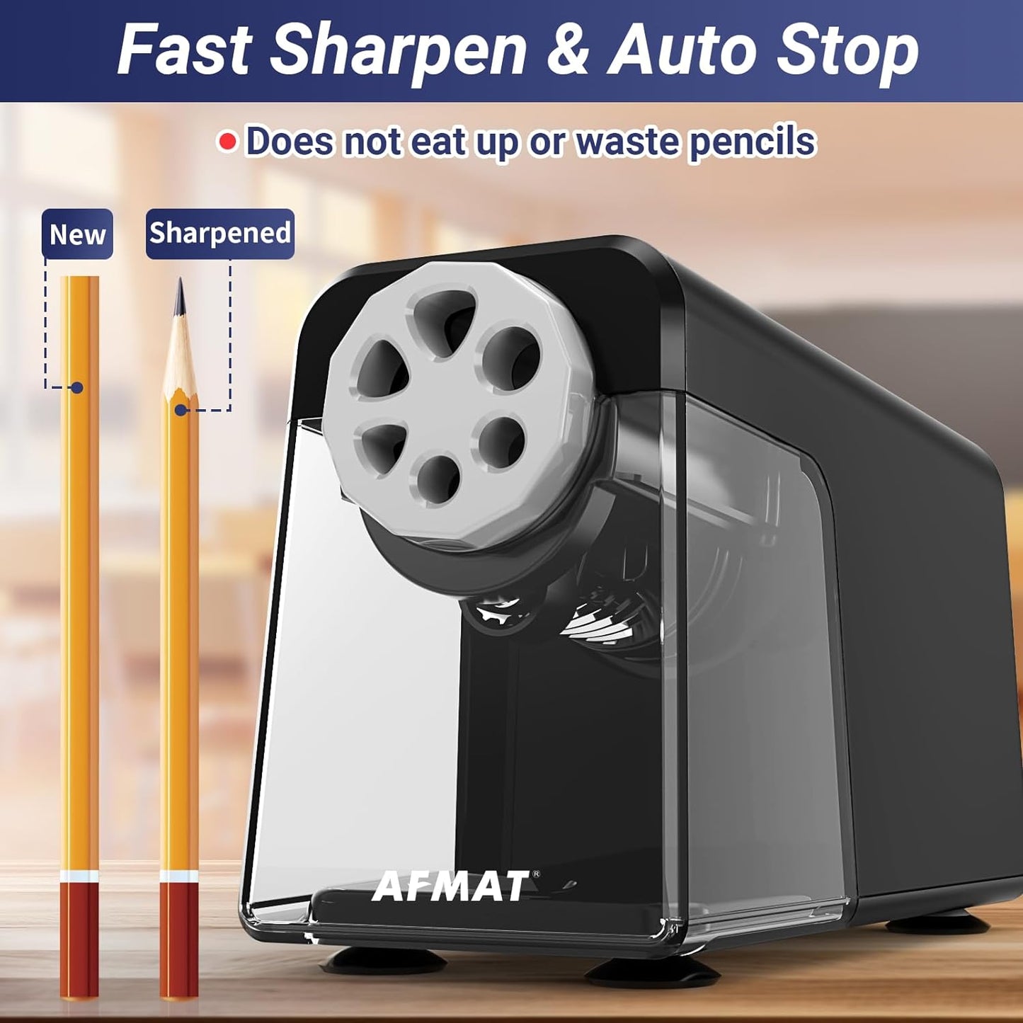 Classroom Electric Pencil Sharpener,PSX1BK