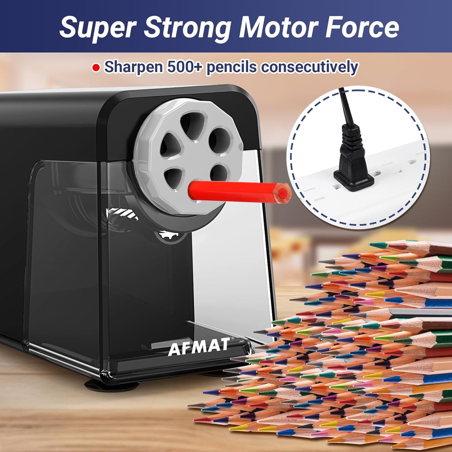 Classroom Electric Pencil Sharpener,PSX1BK