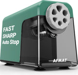 💝Teachers' Favorite Classroom Essentials💝Electric Pencil Sharpener Heavy Duty, 6 Holes, Auto Stop Pencil Sharpeners for Classroom, for 6-11mm Colored Pencils, 7000 Sharpenings,PSX1GN